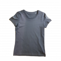 Shirt grau mit Logo Damen 